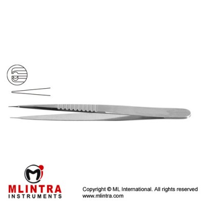Micro Pierse Forceps Stainless Steel, 11 cm - 4 1/4" Diameter 0.30 mm Ø